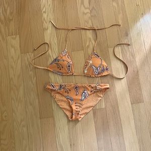 Seafolly reversible bikini S/6 top and M/8 bottom